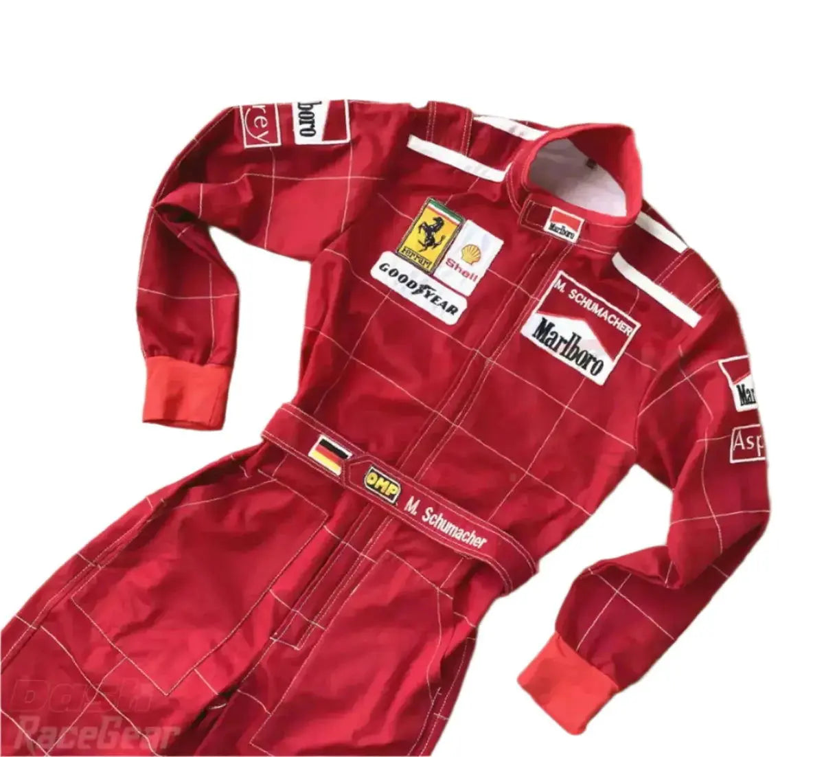 Michael Schumacher 1996 Ferrari F1 Embroidered Racing Suit - Xtreme_Racegear