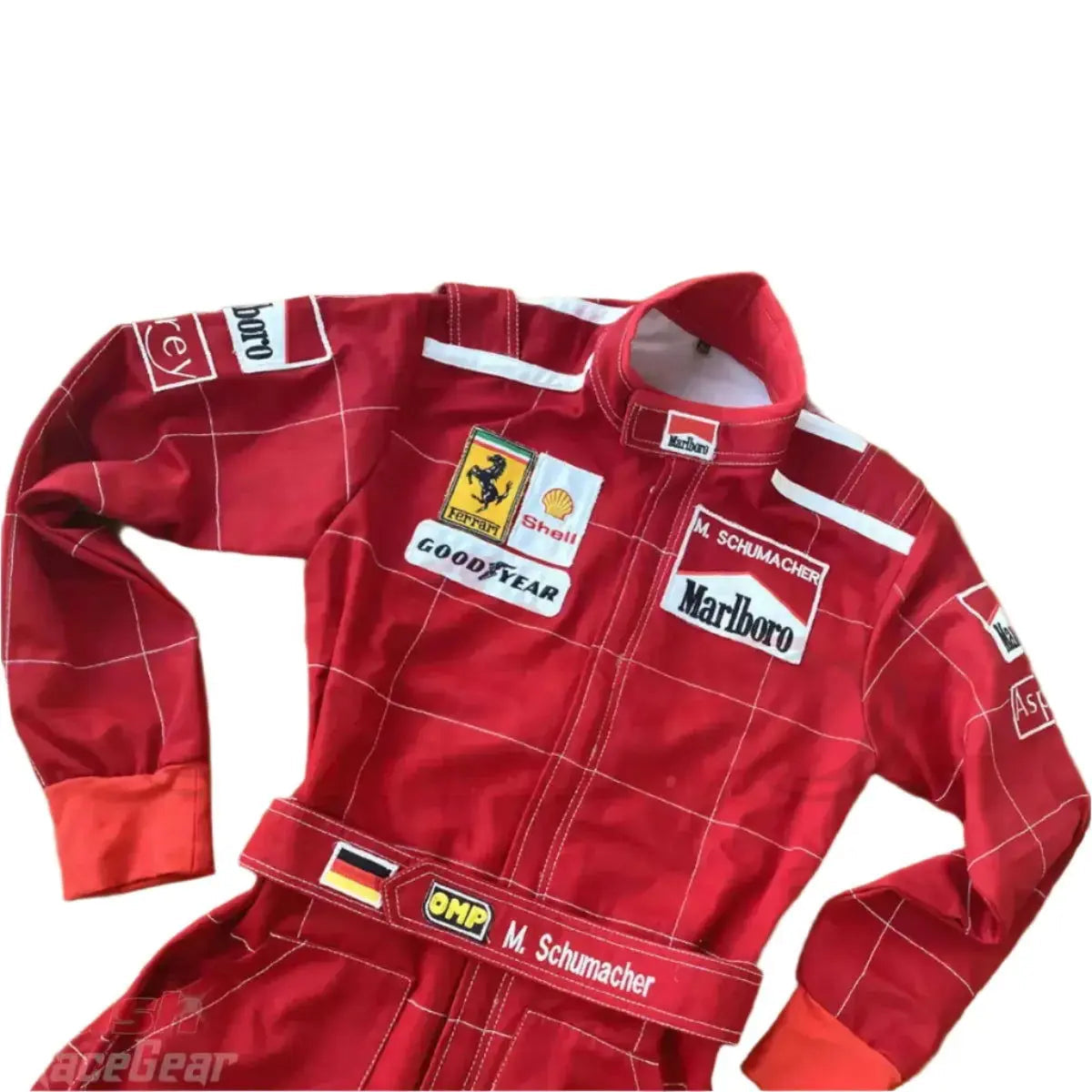 Michael Schumacher 1996 Ferrari F1 Embroidered Racing Suit - Xtreme_Racegear