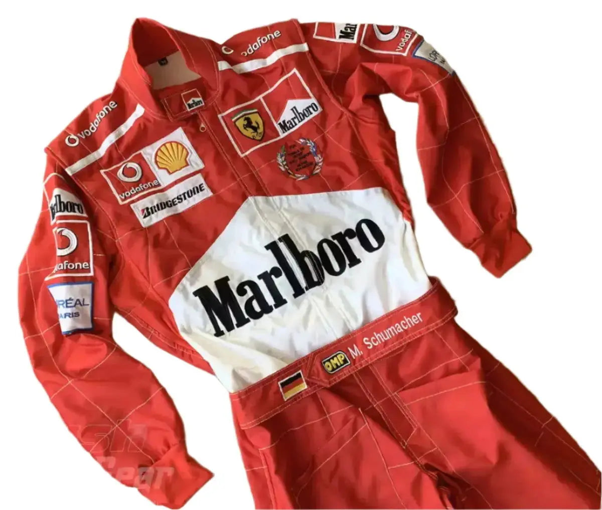 Michael Schumacher Ferrari F1 Embroidered Racing Suit - Xtreme_Racegear