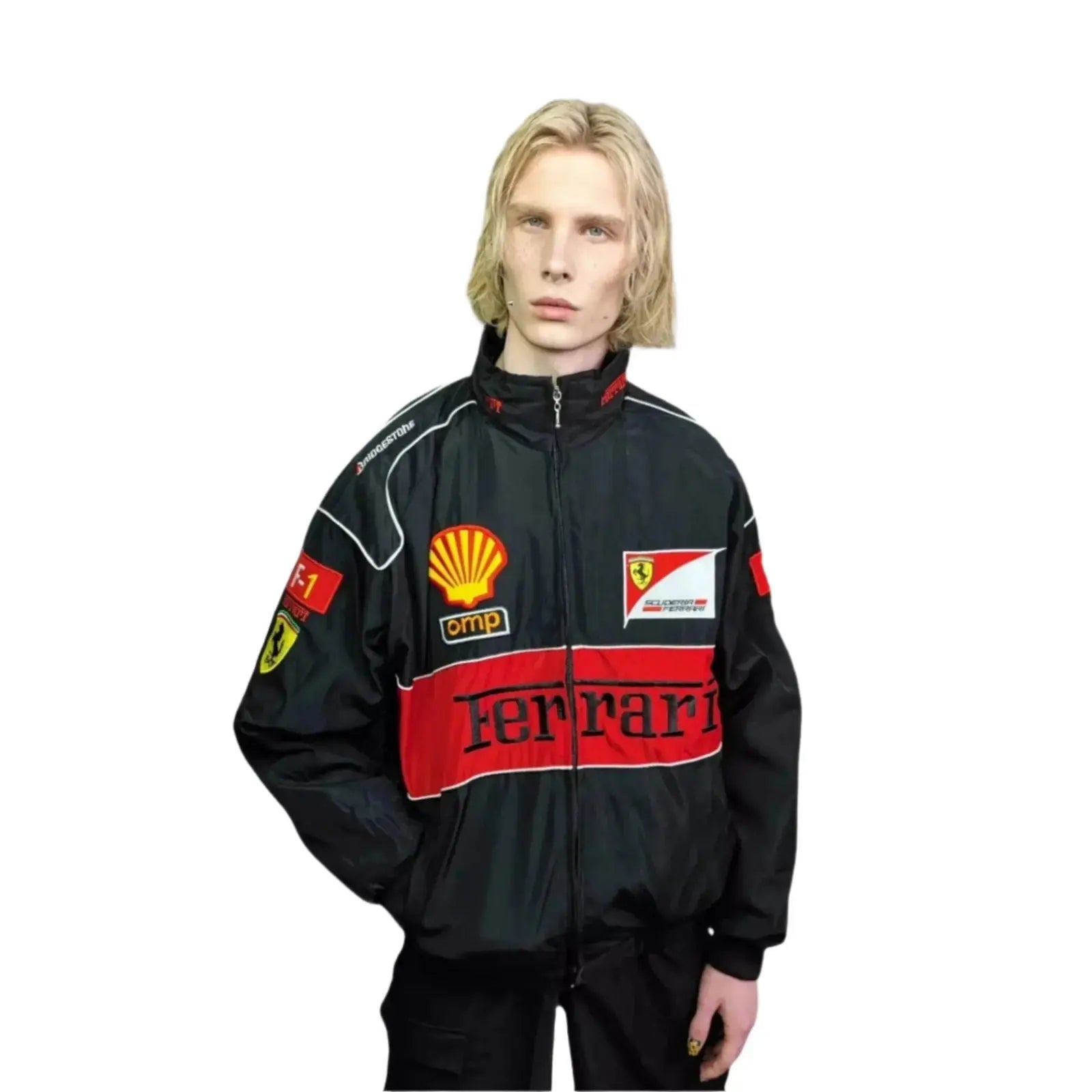 Multi Patch Ferrari F1 Racing Jacket - Xtreme_Racegear