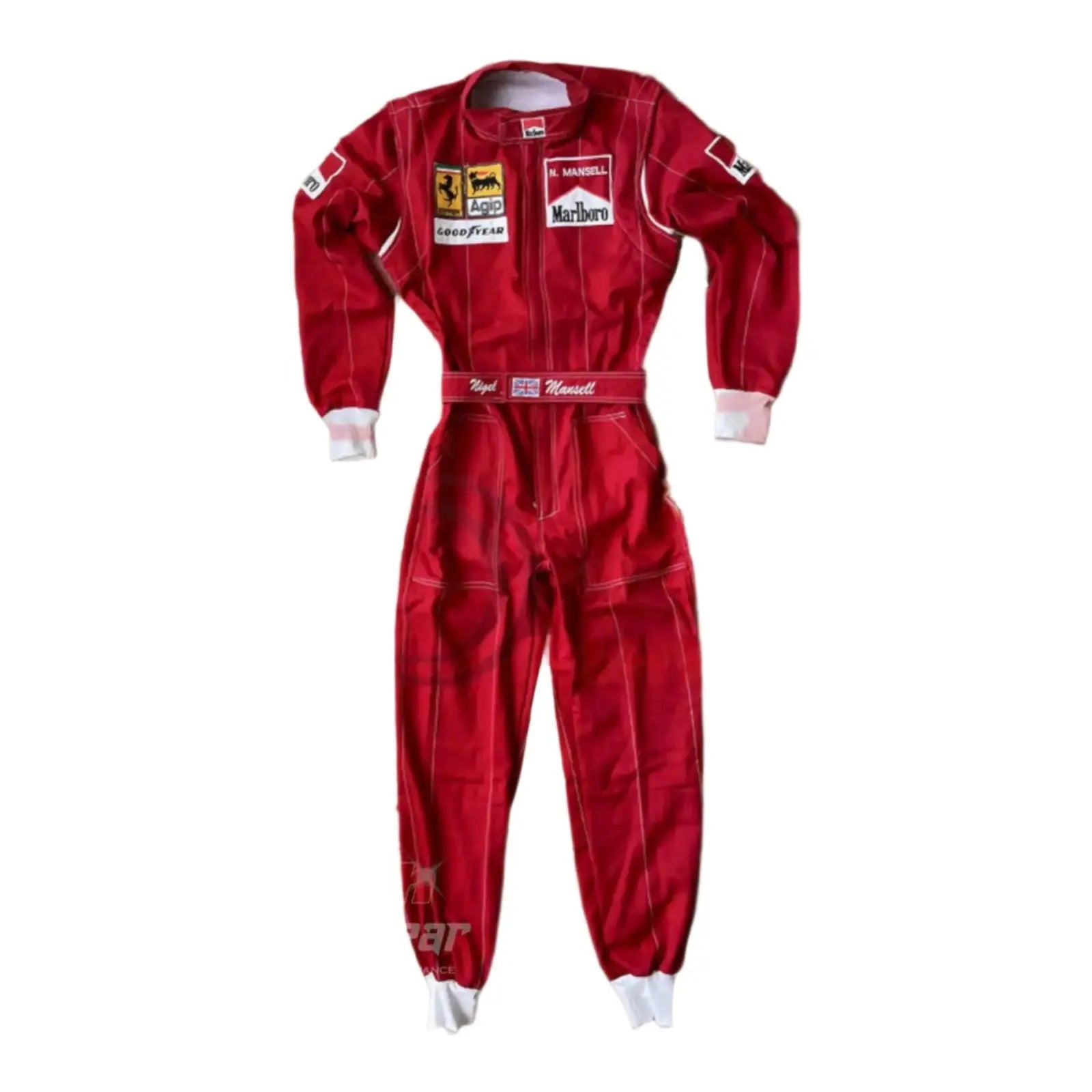 Nigel Mansell 1990 Ferrari F1 Embroidered Racing Suit - Xtreme_Racegear