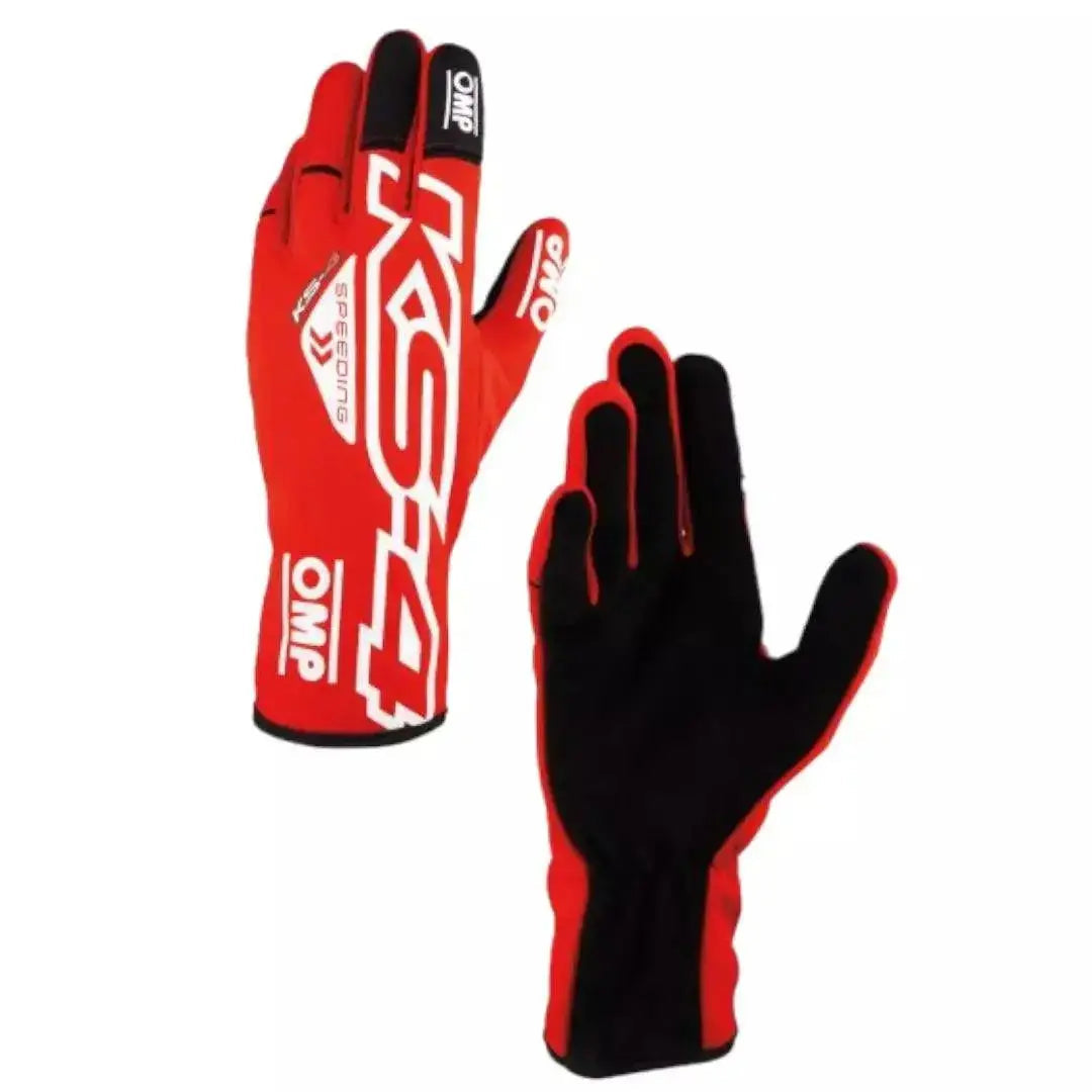 OMP KS-4 Kart Gloves - Child Sizes - Xtreme Racegear