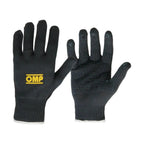 OMP Short Technical Mechanics Gloves | Durable Racing Hand Protection - Xtreme Racegear