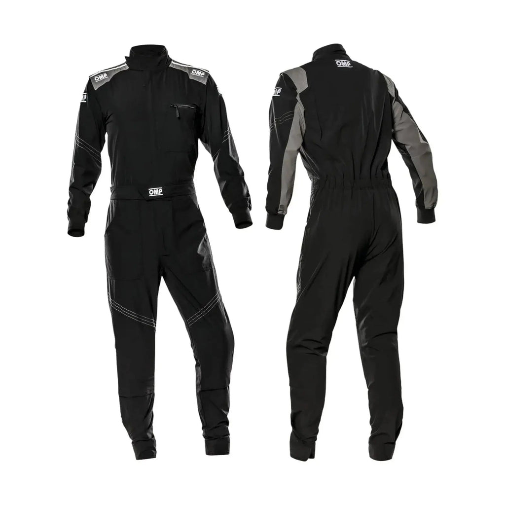 OMP X Mechanic Stretch Overalls | Black High-Performance Workwear - Xtreme Racegear