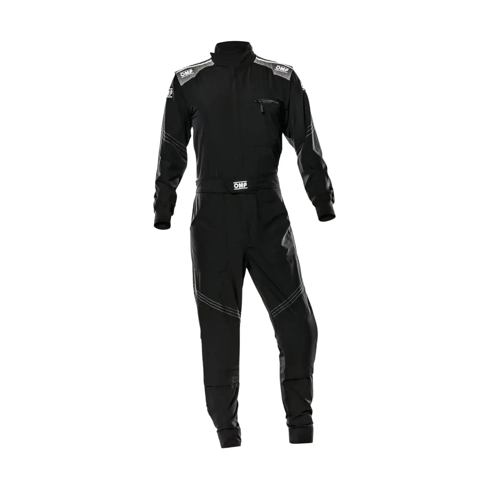 OMP X Mechanic Stretch Overalls | Black High-Performance Workwear - Xtreme Racegear