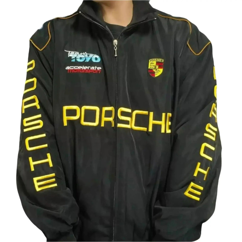 Porsche Formula 1 Bomber Jacket - Embroidered Racing Apparel - Xtreme Racegear