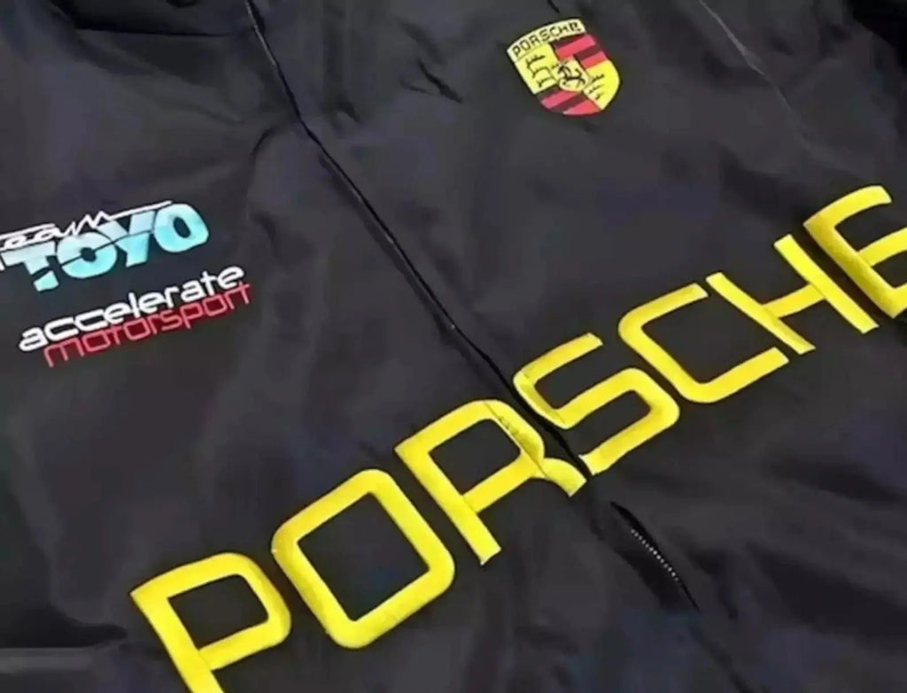 Porsche Formula 1 Bomber Jacket - Embroidered Racing Apparel - Xtreme Racegear