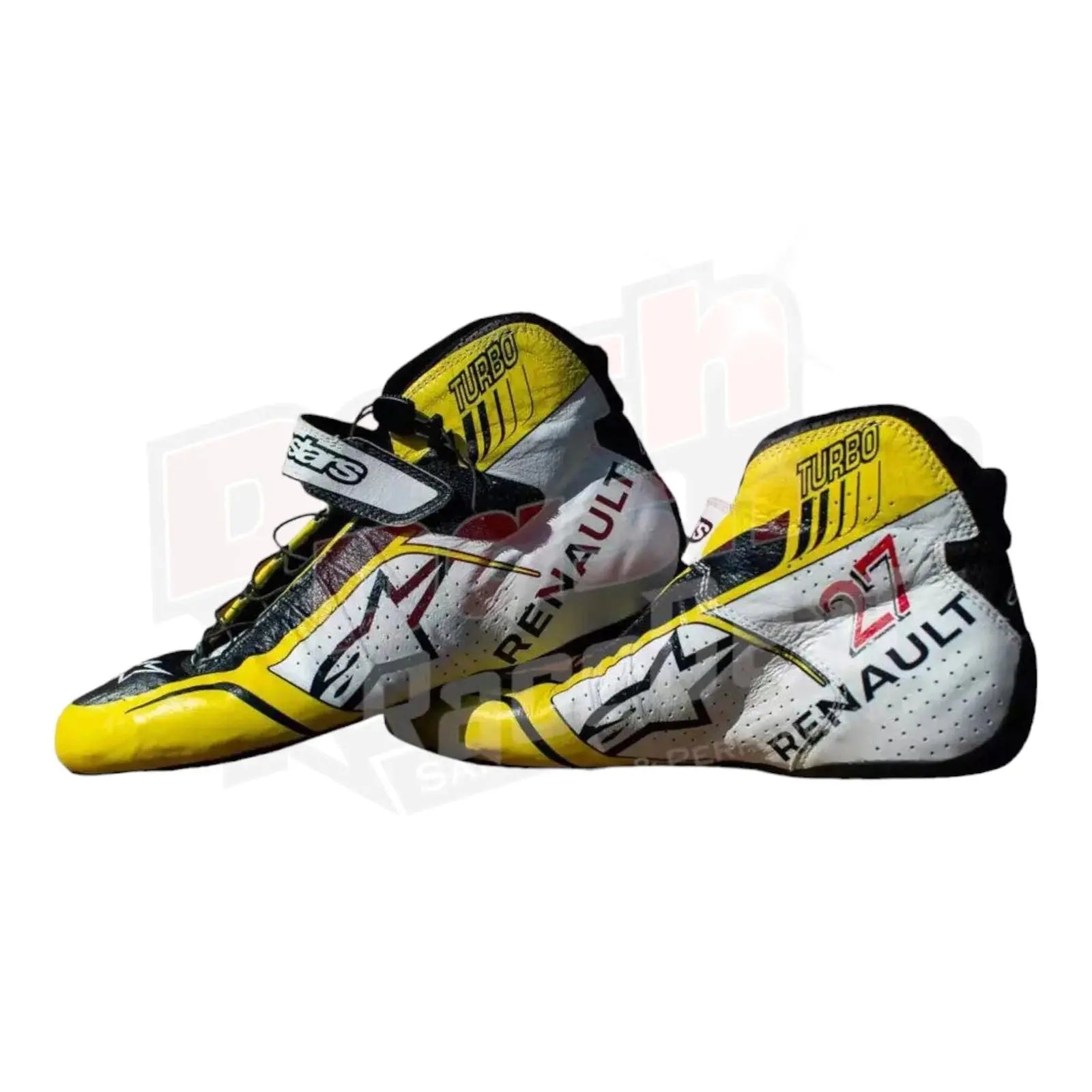 Renault Nico Hulkenberg Special edition French GP Race boots - Xtreme_Racegear