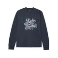 SCRIPT PETROL BLUE LONG SLEEVE TEE - Xtreme_Racegear