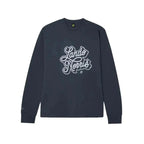 SCRIPT PETROL BLUE LONG SLEEVE TEE - Xtreme_Racegear
