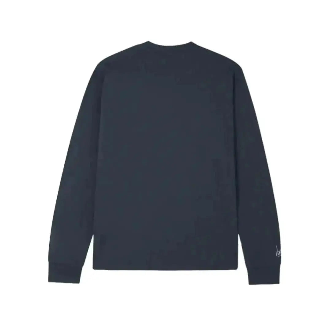 SCRIPT PETROL BLUE LONG SLEEVE TEE - Xtreme_Racegear
