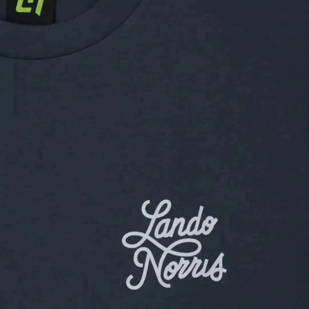 SCRIPT PETROL BLUE SHORT SLEEVE TEE - Speedxcrafts