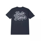 SCRIPT PETROL BLUE SHORT SLEEVE TEE - Xtreme_Racegear