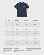 SCRIPT PETROL BLUE SHORT SLEEVE TEE - Xtreme_Racegear