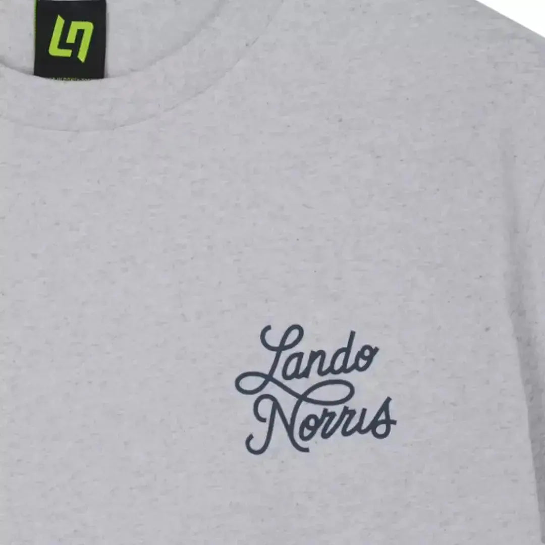 SCRIPT WHITE HEATHER SHORT SLEEVE TEE - Xtreme_Racegear