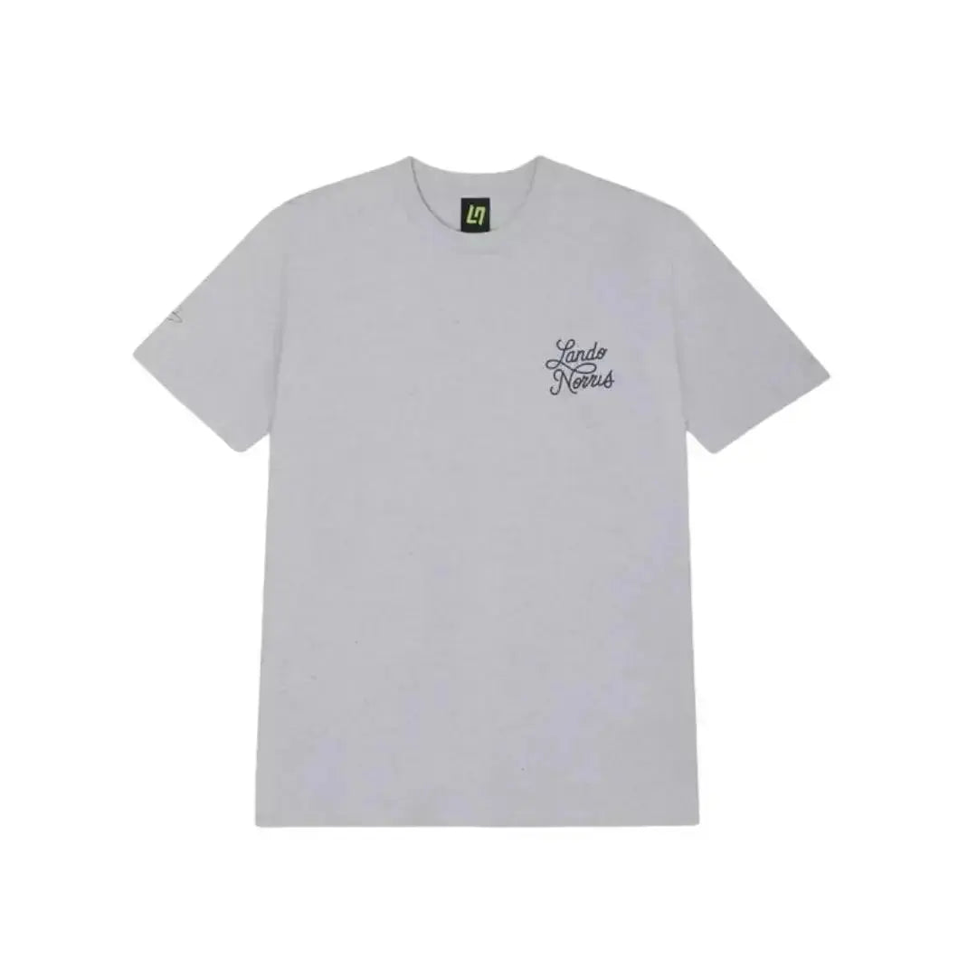 SCRIPT WHITE HEATHER SHORT SLEEVE TEE - Xtreme_Racegear