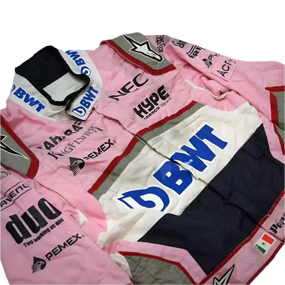 SERGIO PEREZ 2018 RACE SUIT SAHARA FORCE INDIA F1 TEAM - Xtreme Racegear