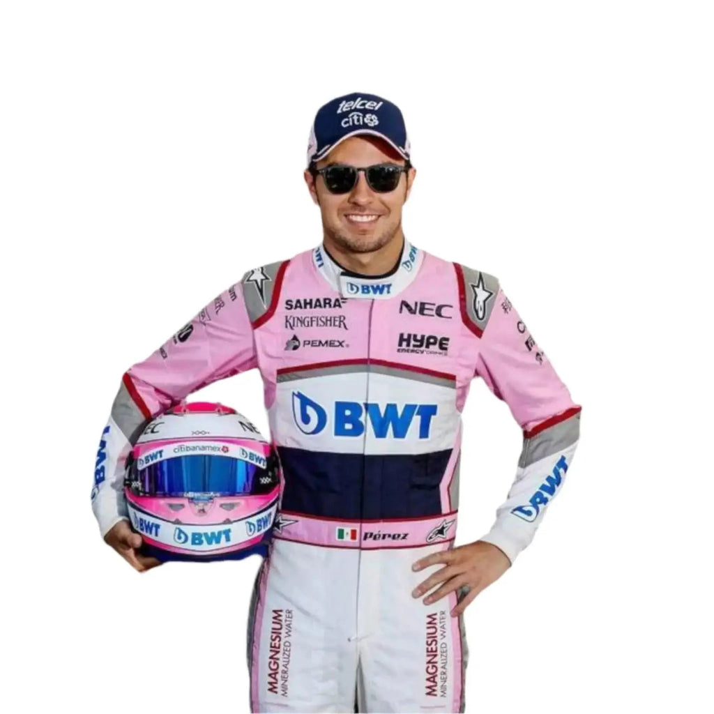 SERGIO PEREZ 2018 RACE SUIT SAHARA FORCE INDIA F1 TEAM - Xtreme Racegear