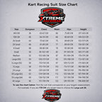 Size chart Xtreme Racegear