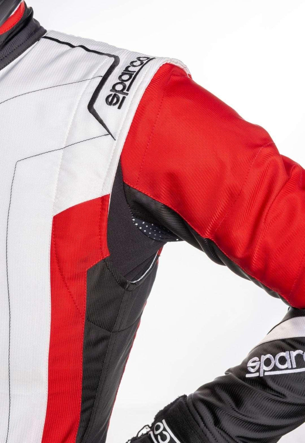 Sparco X-Light KS-7 Replica Kart Suit - Black/Grey Lightweight Racing - Xtremeracegear