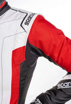 Sparco X-Light KS-7 Replica Kart Suit - Black/Grey Lightweight Racing - Xtremeracegear