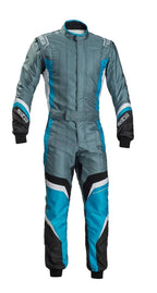 Sparco X-Light KS-7 Replica Kart Suit - Black/Grey Lightweight Racing - Xtremeracegear