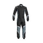 Sparco X-Light KS-7 Replica Kart Suit - Black/Grey Lightweight Racing - Xtremeracegear