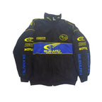 Subaru F1 Racing Y2K Bomber Jacket - Embroidered Motorsport Gear - Xtreme Racegear