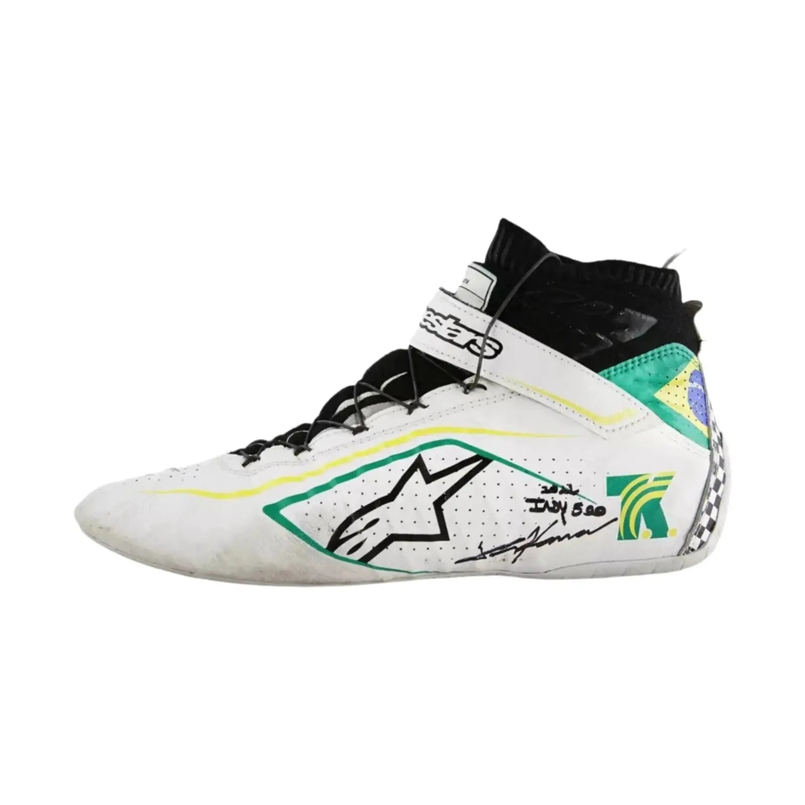 Tony Kanaan 2022 Indy 500 Chip Ganassi Racing IndyCar Boots - Xtreme_Racegear