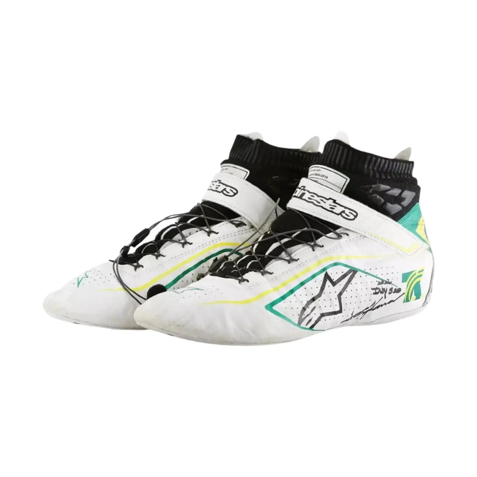 Tony Kanaan 2022 Indy 500 Chip Ganassi Racing IndyCar Boots - Xtreme_Racegear