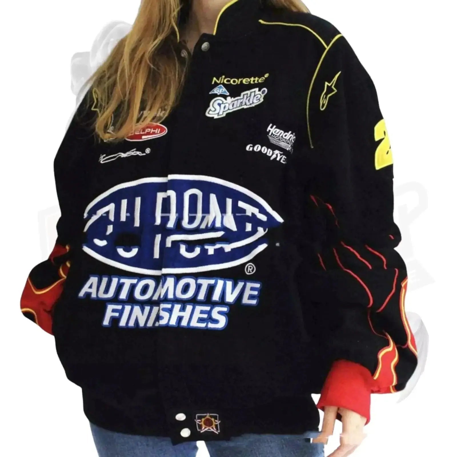 Vintage Dupont Windbreaker Printed Jacket - Xtreme_Racegear