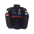 Vintage Edition Black Mercedes F1 Jacket_Xtreme Racegear