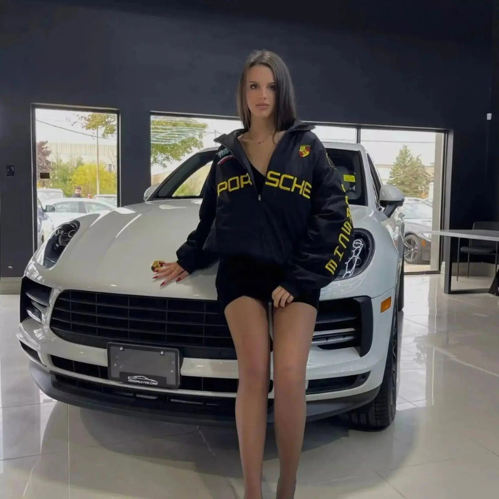Vintage Edition Porsche Racing Jacket - Classic Motorsport Apparel - Xtreme Racegear