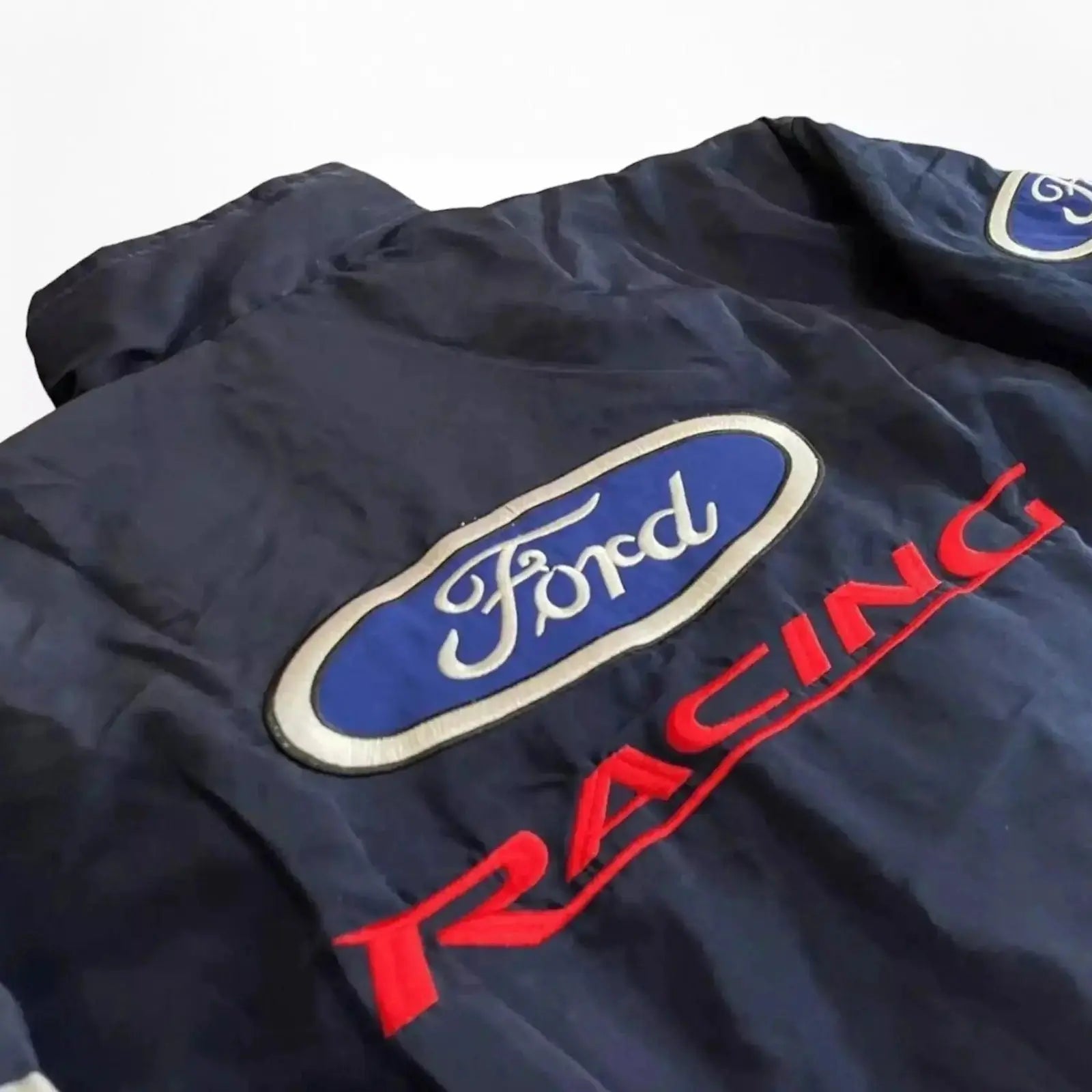 Vintage Ford F1 Racing Bomber Jacket - Embroidered Motorsport Gear - Xtreme_Racegear
