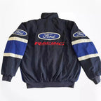 Vintage Ford F1 Racing Bomber Jacket - Embroidered Motorsport Gear - Xtreme_Racegear