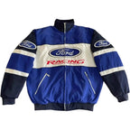 Vintage Ford F1 Racing Bomber Jacket - Embroidered Motorsport -Gear_Xtreme_Racegear
