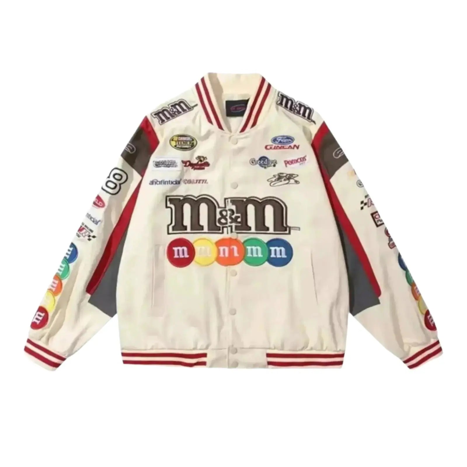 Vintage M&M Racing Jacket - Embroidered Classic Motorsport Gear - Xtreme Racegear