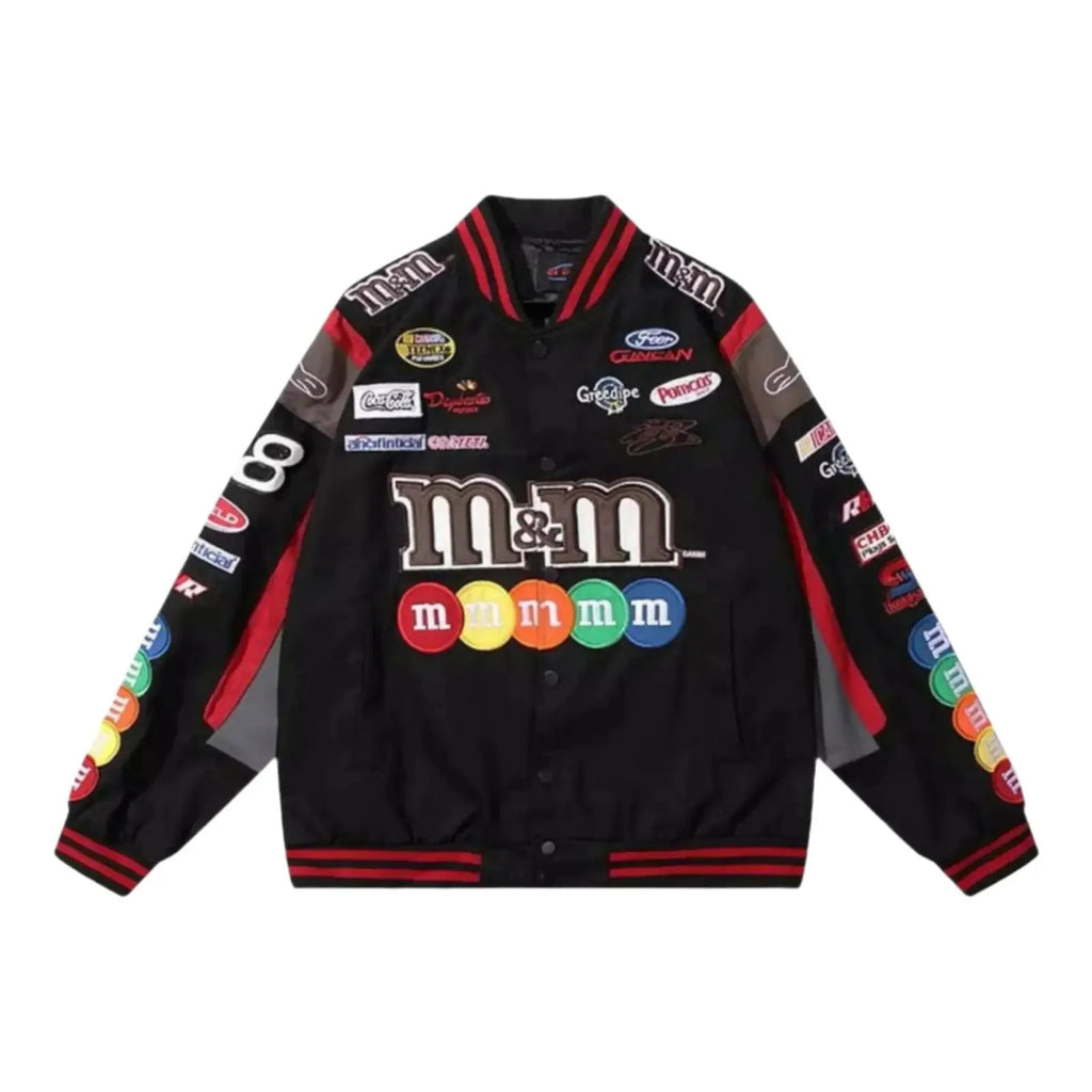 Vintage M&M Racing Jacket - Embroidered Classic Motorsport Gear - Xtreme Racegear