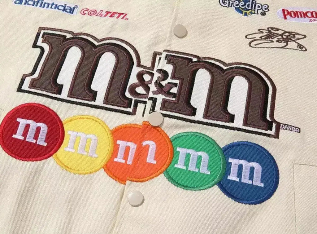Vintage M&M Racing Jacket - Embroidered Classic Motorsport Gear - Xtreme Racegear