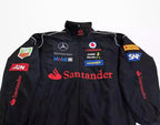 Vintage Mercedes-Benz F1 Embroidered Retro Racing Jacket_Xtreme Racegear