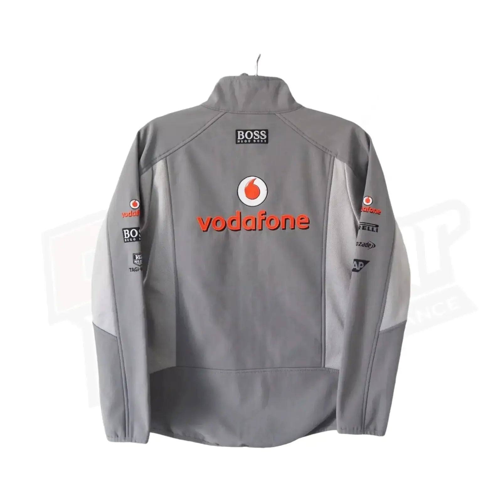 Vintage Mercedes Vodafone Racing Softshell Jacket_Xtreme Racegear