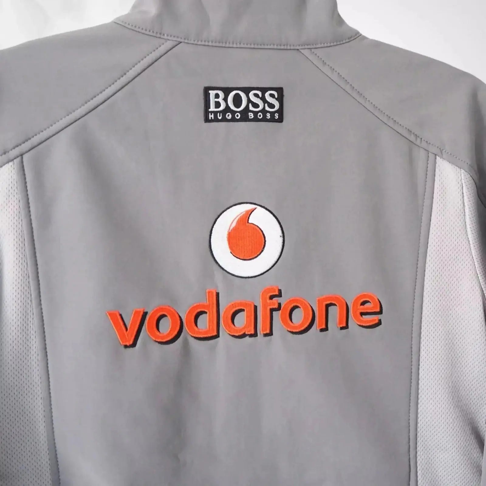 Vintage Mercedes Vodafone Racing Softshell Jacket_Xtreme Racegear