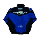 Vintage Navy/Blue Ford Performance Racing Bomber Jacket - Xtreme Racegear