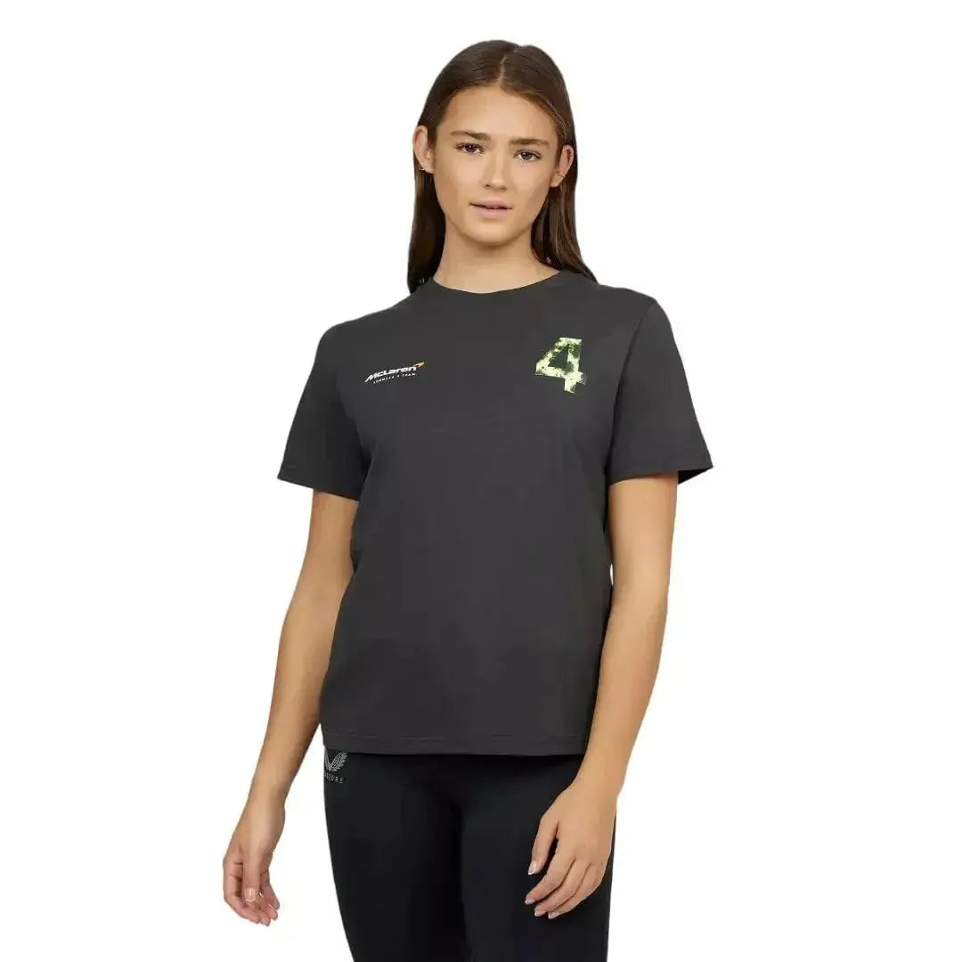 WOMENS LANDO NORRIS SILVERSTONE T-SHIRT - Xtreme_Racegear