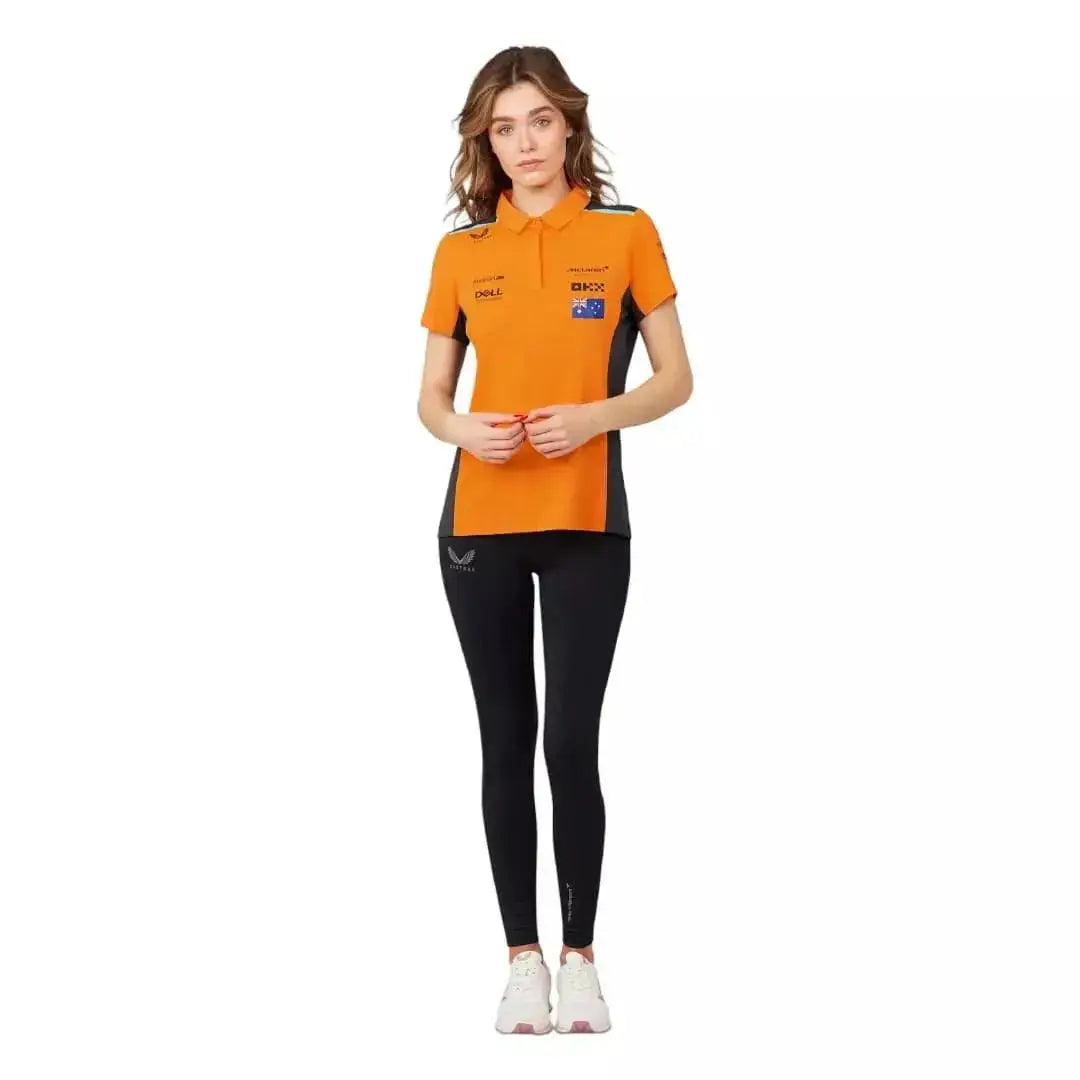 WOMENS MCLAREN REPLICA POLO SHIRT OSCAR PIASTRI - Xtreme_Racegear