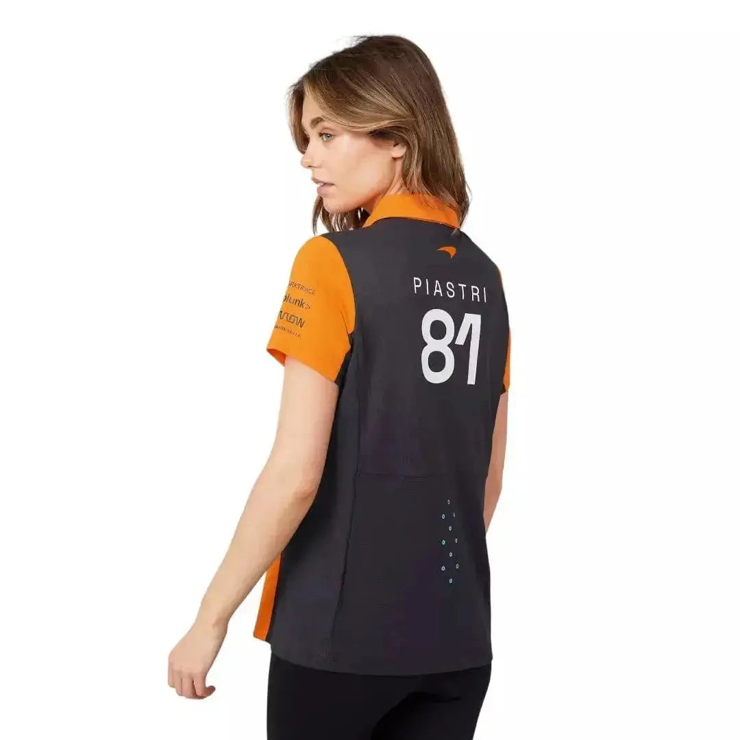 WOMENS MCLAREN REPLICA POLO SHIRT OSCAR PIASTRI - Xtreme_Racegear