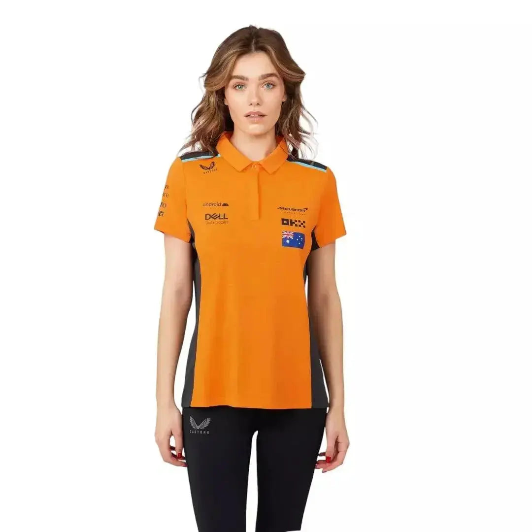 WOMENS MCLAREN REPLICA POLO SHIRT OSCAR PIASTRI - Xtreme_Racegear