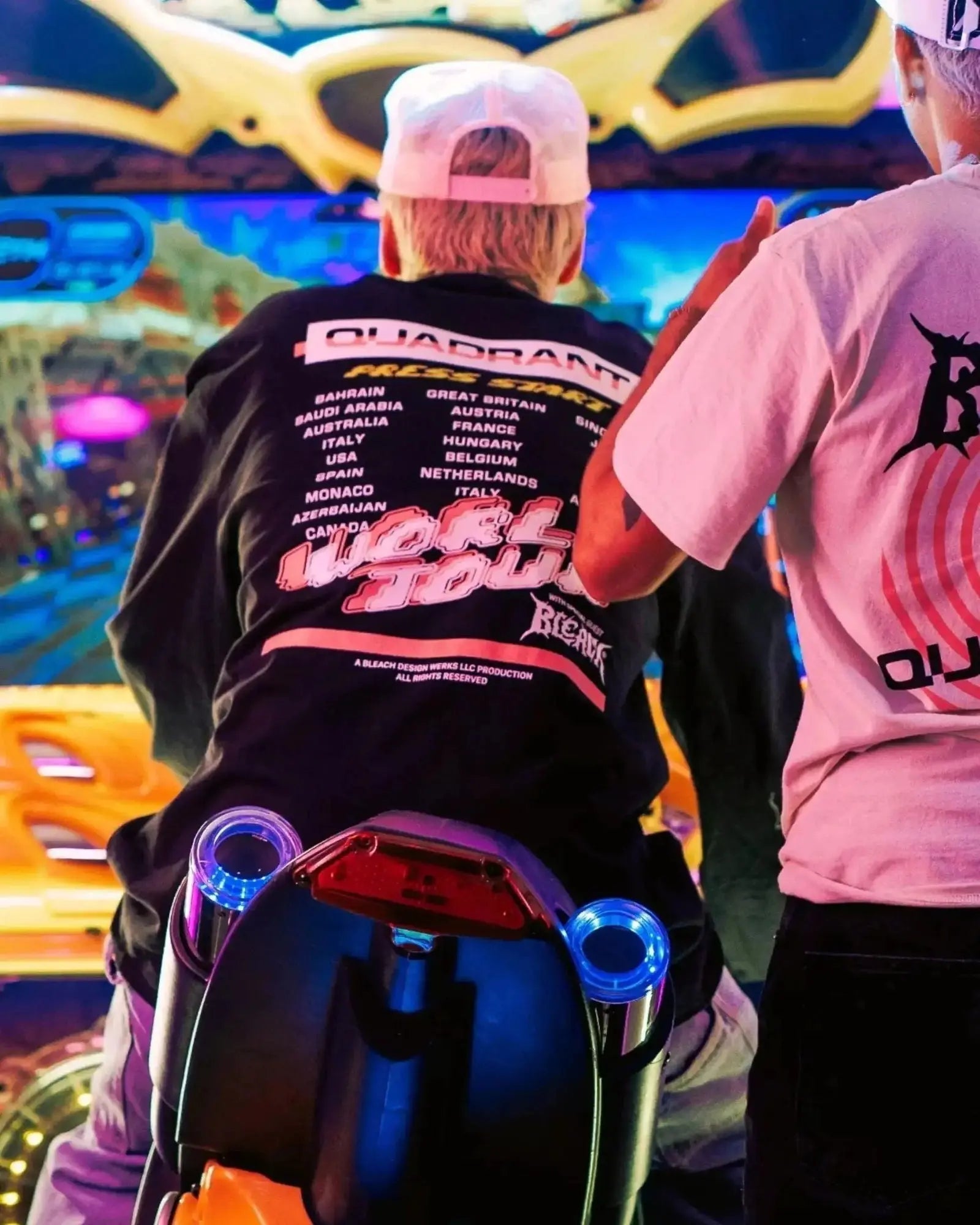 WORLD TOUR BLACK LS TEE - Xtreme_Racegear