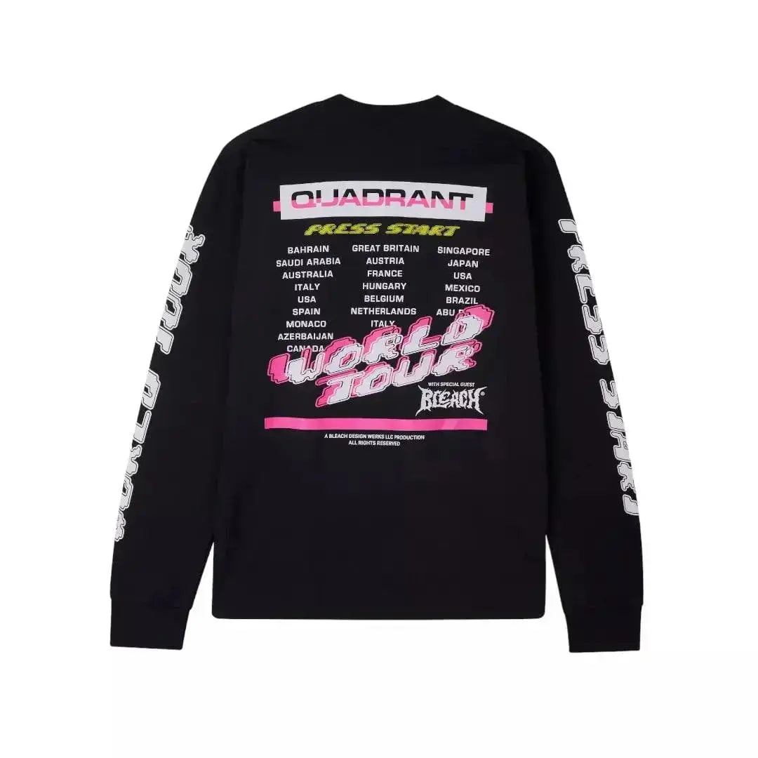 WORLD TOUR BLACK LS TEE - Xtreme_Racegear