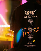 WORLD TOUR BLACK TEE - Xtreme_Racegear